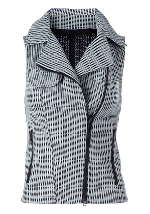 Drome perforated gilet - Grey