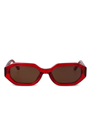The Attico x Linda Farrow Irene sunglasses - Red