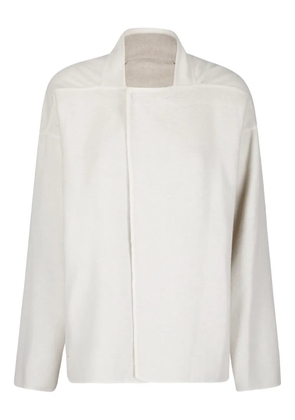 Rick Owens Island overlap jacket - Neutrals