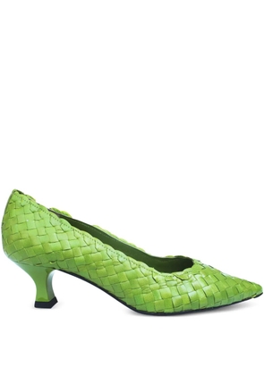 La-Rose Carol woven pumps - Green