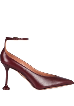 Aquazzura 85mm Strong pointed-toe pumps - Red