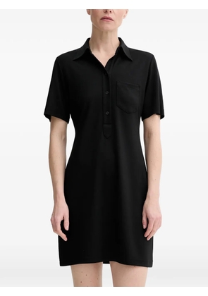 Filippa K polo-collar mini dress - Black