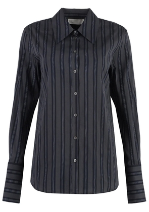 Tory Burch striped cotton shirt - Grey