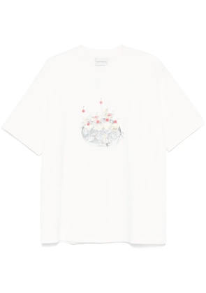 Drôle De Monsieur Le Cocktails T-shirt - Neutrals