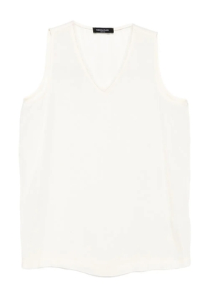 Fabiana Filippi v-neck sleeveless top - White