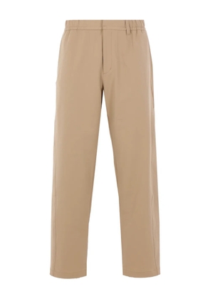 Herno elasticated-waistband drawstring trousers - Neutrals