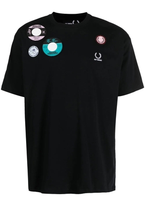 Raf Simons X Fred Perry patch-detail short-sleeved T-shirt - Black