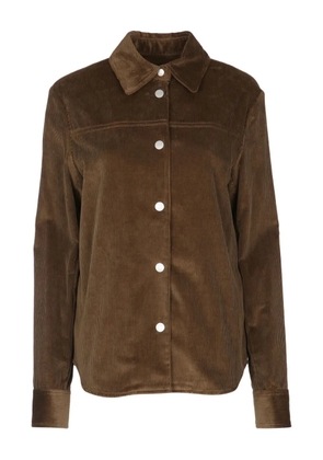 Jacob Cohën corduroy buttoned shirt - Green