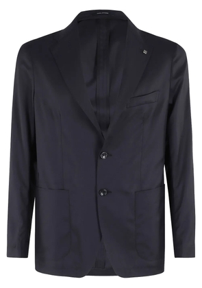 Tagliatore brooch-detail blazer - Blue