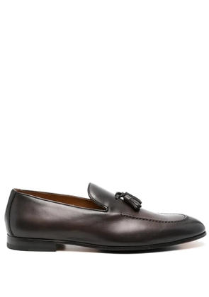 Doucal's leather loafers - Brown