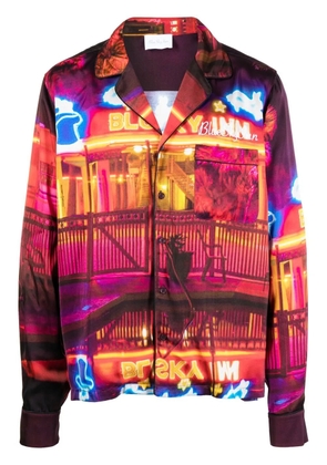 BLUE SKY INN Wizard Inn graphic-print shirt - Red