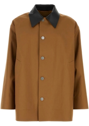 Jil Sander cotton shirt jacket - Brown