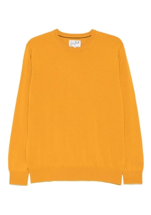 MC2 Saint Barth logo-embroidered crew-neck jumper - Yellow