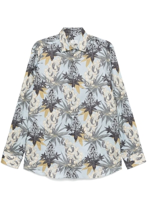 ETRO Foliage-print shirt - Blue