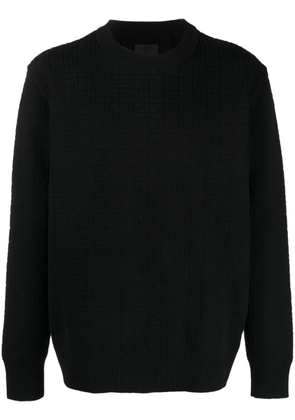 Givenchy wool-blend jacquard sweatshirt - Black