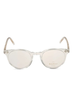 Kador Chylin round-frame glasses - White