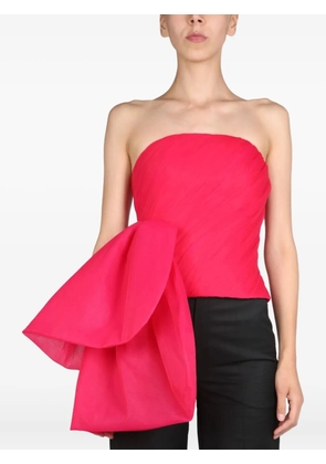 ANOUKI bow strapless top - Pink
