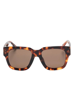 Linda Farrow tortoiseshell-effect square sunglasses - Brown