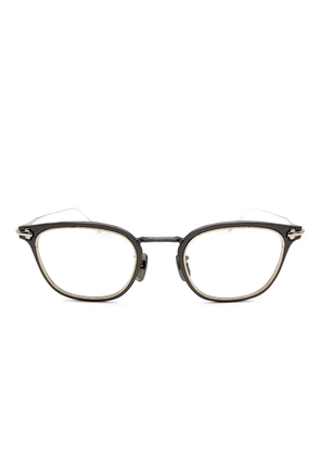 TAYLOR WITH RESPECT Skoll geometric-frame glasses - Black