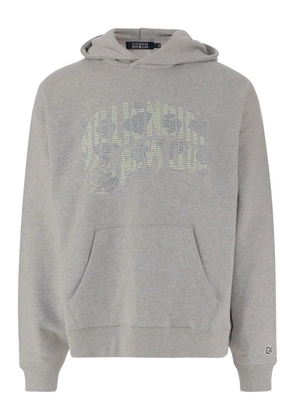 Billionaire logo-print hooded sweatshirt - Grey