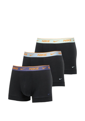 Nike logo-waistband boxers (set of three) - Black