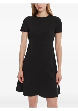Calvin Klein short-sleeve panelled mini dress - Black