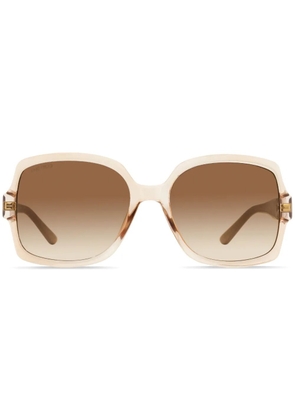 Jimmy Choo Eyewear Sammi square-frame sunglasses - Brown