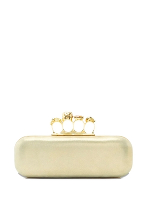 Alexander McQueen Pre-Owned Knuckle Box clutch - Neutrals