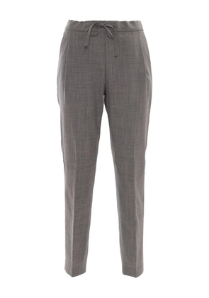 Fabiana Filippi pleated drawstring trousers - Grey