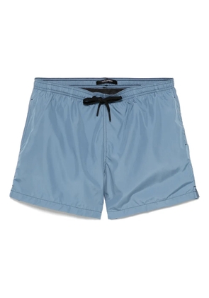 Tagliatore patch-pocket swim shorts - Blue