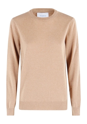 Malo crew-neck sweater - Neutrals