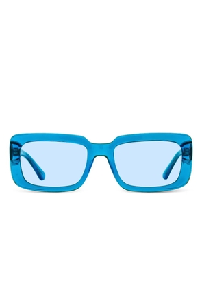 Karl Lagerfeld rectangle-frame sunglasses - Blue
