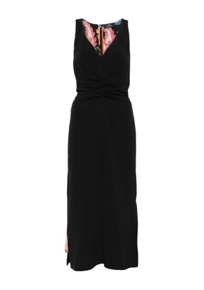 ETRO ruched-detailed midi dress - Black