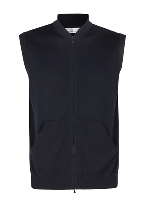 Filippo De Laurentiis zip-up vest - Blue