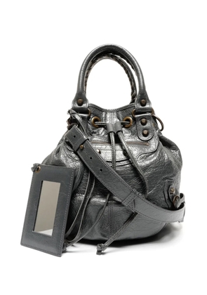 Balenciaga Pre-Owned 2010s Bombom drawstring leather tote bag - Grey