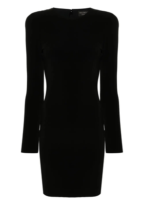 Balenciaga long-sleeve fitted mini dress - Black