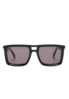 Off-White Eyewear logo-plaque sunglasses - Black