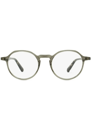 Moncler Eyewear ML5120 oval-frame glasses - Grey