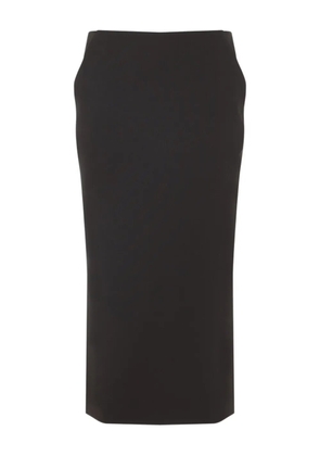 Giorgio Armani back-zip midi skirt - Brown