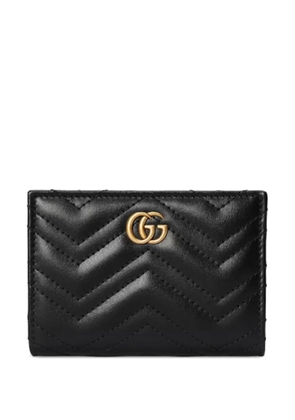 Gucci GG Marmont bi-fold leather wallet - Black