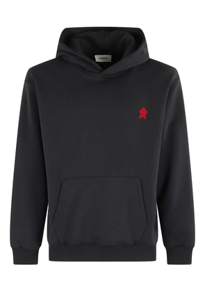 A Paper Kid logo-embroidered hoodie - Black