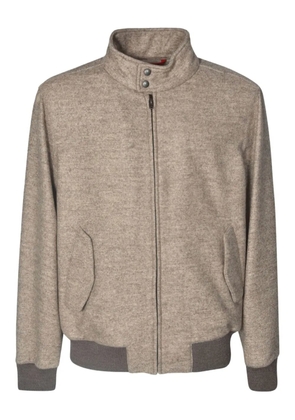 Fay stand-up collar jacket - Brown