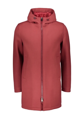 Herno hooded zip-up parka - Red