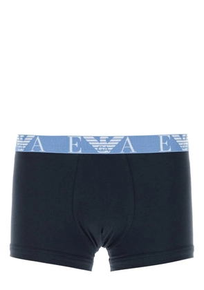 Emporio Armani logo-waistband boxers - Blue