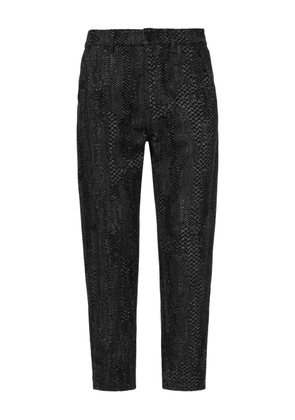 Just Cavalli patterned trousers - Black