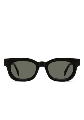 Retrosuperfuture Sempre sculptural oval-frame sunglasses - Black