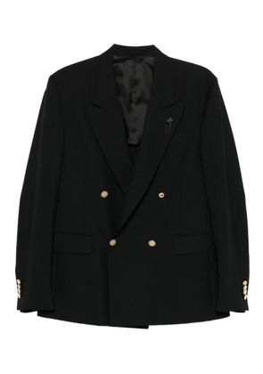 Lardini double-breasted blazer - Black