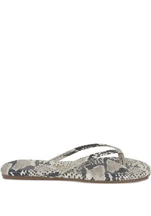 Tkees Studio Exotic flat sandals - Brown