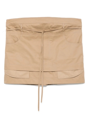 LITKOVSKA Lili mini skirt - Neutrals