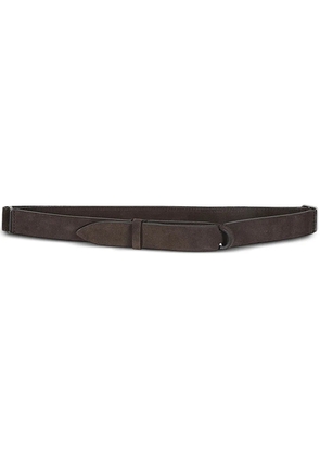 Orciani tonal-stitching leather belt - Brown